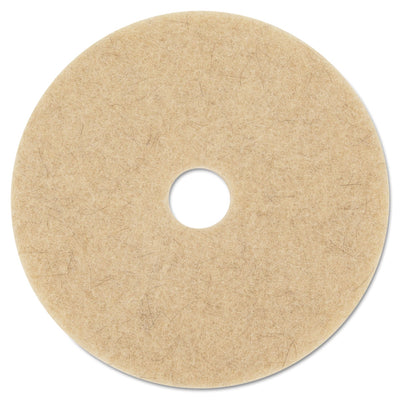 3M Ultra High-Speed Natural Blend Floor Burnishing Pads 3500, 27" Diameter, Tan, 5/Carton