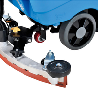 Walk Behind Floor Scrubber Built to Clean 16,000 Sq Ft Per Hour, 17 Inch Cleaning Path, Dual Tank System