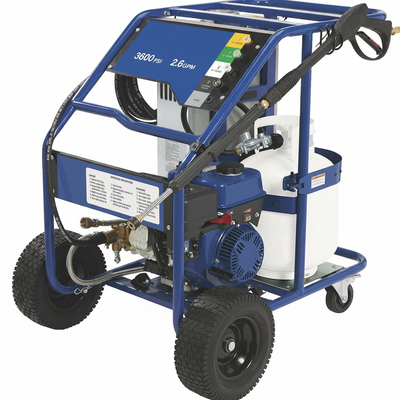 Hot Water Pressure Washer Built for Heavy-Duty Cleaning, 3600 PSI, 2.6 GPM, Propane Burner System
