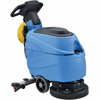 Walk Behind Floor Scrubber Built to Clean 16,000 Sq Ft Per Hour, 17 Inch Cleaning Path, Dual Tank System