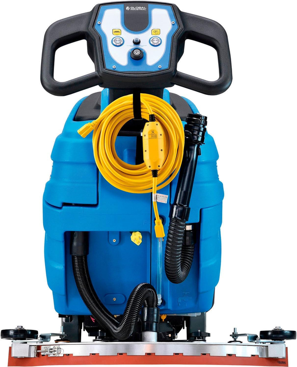 Walk Behind Floor Scrubber Built to Clean 16,000 Sq Ft Per Hour, 17 Inch Cleaning Path, Dual Tank System