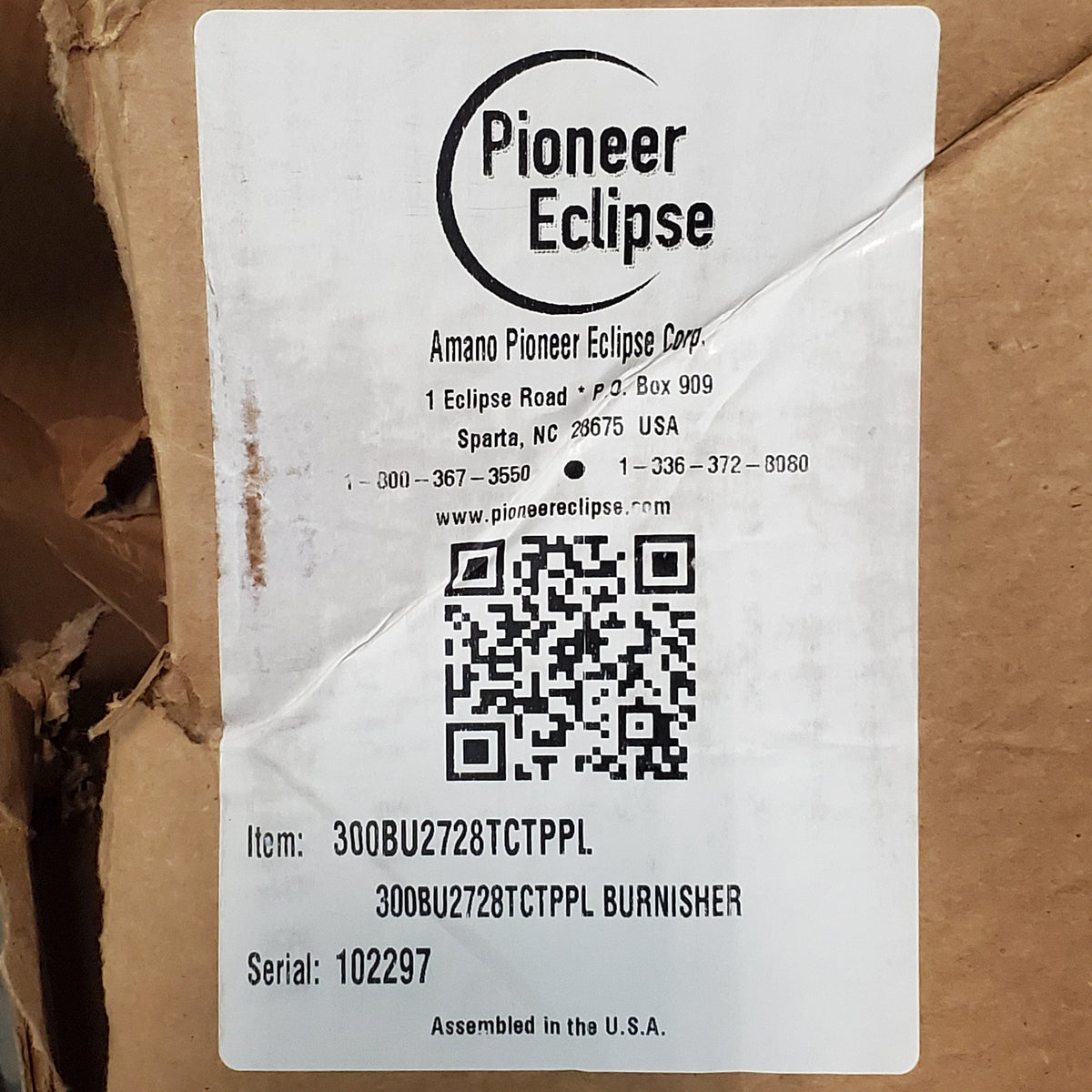 Amano Pioneer Eclipse 27" 300BU Battery Floor Burnisher | 27-28"