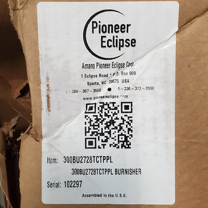 Amano Pioneer Eclipse 27" 300BU Battery Floor Burnisher | 27-28"
