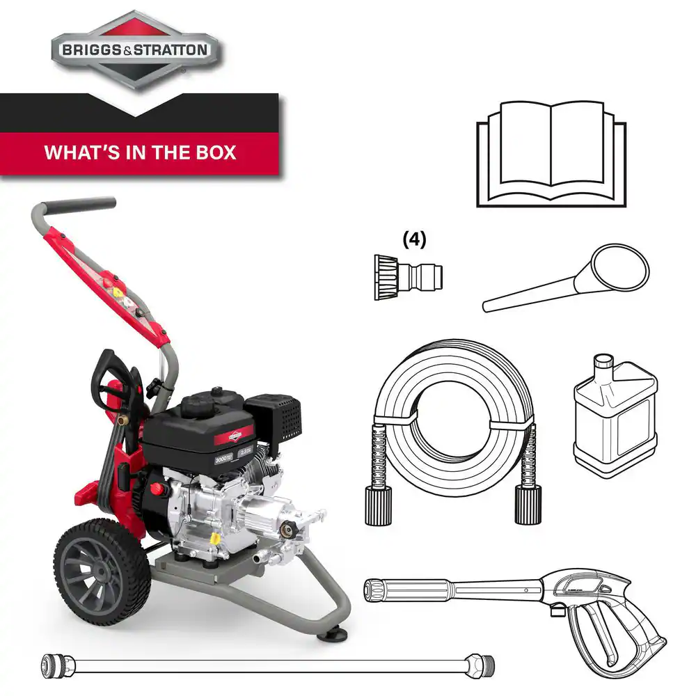 3000 PSI Gas Pressure Washer