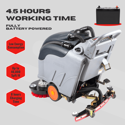 SUNMAX RT50DW 28" Self-Propelled Floor Scrubber | Commercial