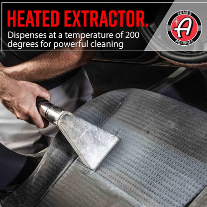 Heated Carpet Extractor - Powerful 200 Degree Spot and Upholstery Cleaner, Clear Head Hand Tool, 15 Foot Hose, Easy Dirt and Spot Removal for Vehicles