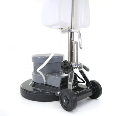 Industrial Floor Polisher Machine with (1 Tank + 2 Brushes + 1 Pad Holder) ,1.5 HP