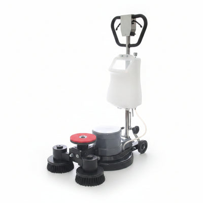 Industrial Floor Polisher Machine with (1 Tank + 2 Brushes + 1 Pad Holder) ,1.5 HP
