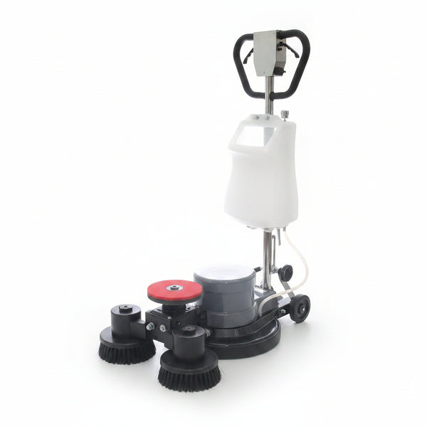 Industrial Floor Polisher Machine with (1 Tank + 2 Brushes + 1 Pad Holder) ,1.5 HP