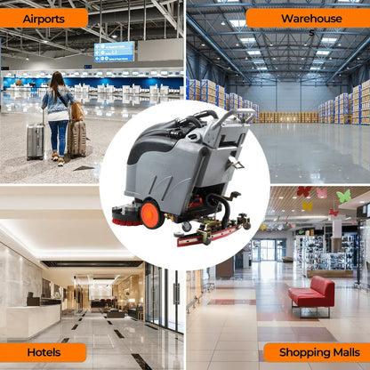 SUNMAX RT50DW 28" Self-Propelled Floor Scrubber | Commercial
