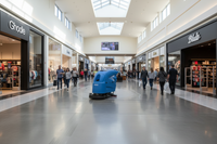 Auto Floor Scrubber Built for Heavy-Duty Operations, 20 Inch Cleaning Path, Traction Drive, 4.5 Hour Runtime