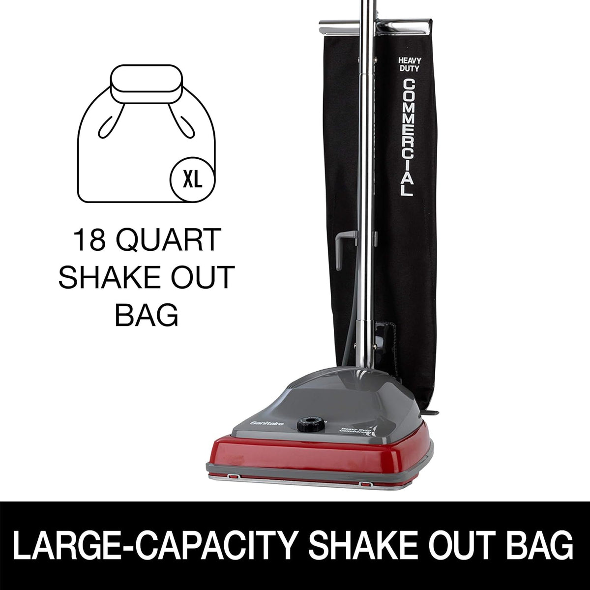 Upright Vacuum and Miele Canister Vacuum Bundle - 12.2Lb Upright with 800W Motor and Portable Canister with 6 Suction Settings