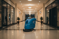 Auto Floor Scrubber Built for Heavy-Duty Operations, 20 Inch Cleaning Path, Traction Drive, 4.5 Hour Runtime