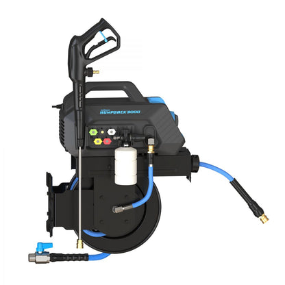 BluShield HumpBack 3000 PSI Pressure Washer | 50 ft Hose Reel