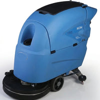 641244 Auto Floor Scrubber 20 In. Cleaning Path, Traction Drive, Two 115 Amp Batteries - Blue — Studio Shot